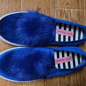 Betsey Johnson Pom Pom Sneakers